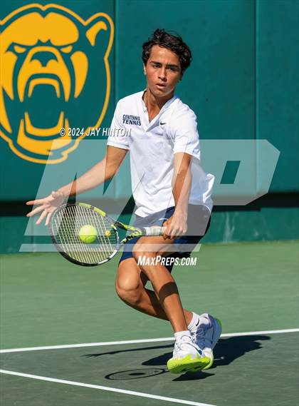 Thumbnail 2 in Centennial vs Abilene Wylie (UIL 5A Tennis Finals) photogallery.