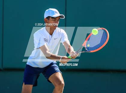 Thumbnail 2 in Centennial vs Abilene Wylie (UIL 5A Tennis Finals) photogallery.