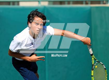 Thumbnail 2 in Centennial vs Abilene Wylie (UIL 5A Tennis Finals) photogallery.