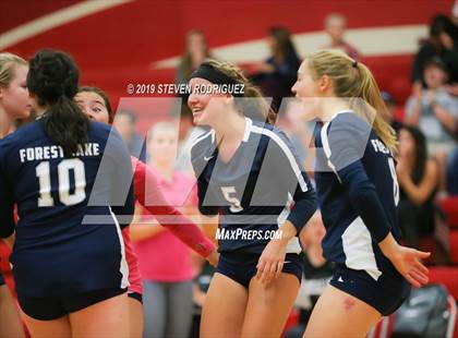 Thumbnail 2 in Forest Lake Christian vs. Stone Ridge Christian (CIF SJS D6 Final) photogallery.