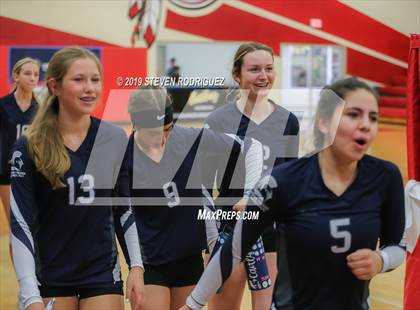Thumbnail 2 in Forest Lake Christian vs. Stone Ridge Christian (CIF SJS D6 Final) photogallery.