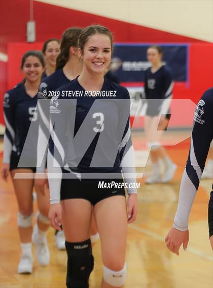 Thumbnail 3 in Forest Lake Christian vs. Stone Ridge Christian (CIF SJS D6 Final) photogallery.