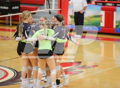 Thumbnail 2 in Forest Lake Christian vs. Stone Ridge Christian (CIF SJS D6 Final) photogallery.