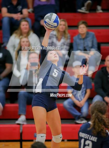 Thumbnail 3 in Forest Lake Christian vs. Stone Ridge Christian (CIF SJS D6 Final) photogallery.