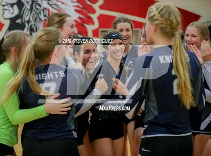 Thumbnail 2 in Forest Lake Christian vs. Stone Ridge Christian (CIF SJS D6 Final) photogallery.