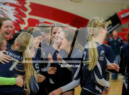 Thumbnail 3 in Forest Lake Christian vs. Stone Ridge Christian (CIF SJS D6 Final) photogallery.
