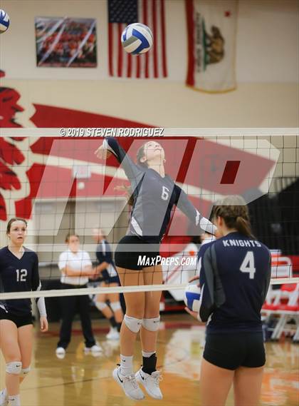 Thumbnail 1 in Forest Lake Christian vs. Stone Ridge Christian (CIF SJS D6 Final) photogallery.