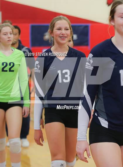 Thumbnail 3 in Forest Lake Christian vs. Stone Ridge Christian (CIF SJS D6 Final) photogallery.