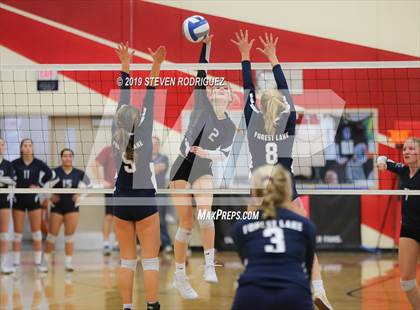 Thumbnail 2 in Forest Lake Christian vs. Stone Ridge Christian (CIF SJS D6 Final) photogallery.