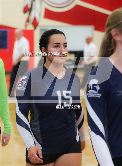 Thumbnail 1 in Forest Lake Christian vs. Stone Ridge Christian (CIF SJS D6 Final) photogallery.