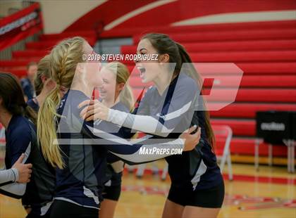 Thumbnail 3 in Forest Lake Christian vs. Stone Ridge Christian (CIF SJS D6 Final) photogallery.