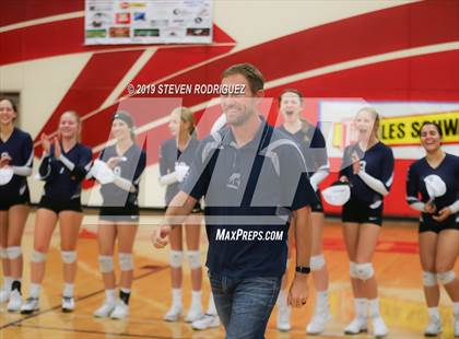 Thumbnail 2 in Forest Lake Christian vs. Stone Ridge Christian (CIF SJS D6 Final) photogallery.