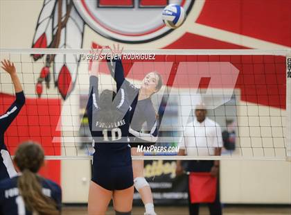 Thumbnail 3 in Forest Lake Christian vs. Stone Ridge Christian (CIF SJS D6 Final) photogallery.