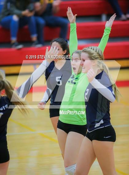Thumbnail 2 in Forest Lake Christian vs. Stone Ridge Christian (CIF SJS D6 Final) photogallery.
