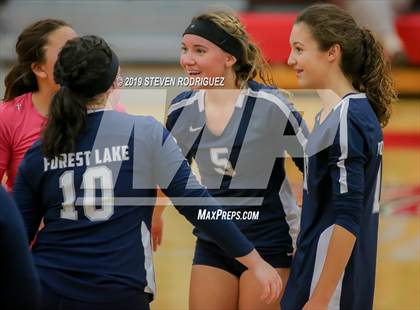 Thumbnail 3 in Forest Lake Christian vs. Stone Ridge Christian (CIF SJS D6 Final) photogallery.