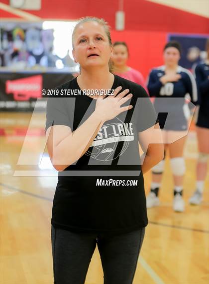 Thumbnail 1 in Forest Lake Christian vs. Stone Ridge Christian (CIF SJS D6 Final) photogallery.