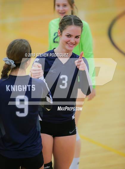 Thumbnail 3 in Forest Lake Christian vs. Stone Ridge Christian (CIF SJS D6 Final) photogallery.