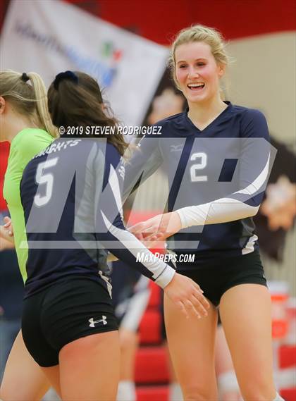 Thumbnail 2 in Forest Lake Christian vs. Stone Ridge Christian (CIF SJS D6 Final) photogallery.