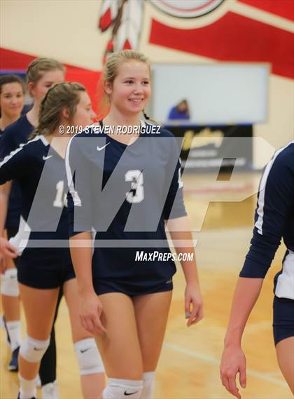 Thumbnail 2 in Forest Lake Christian vs. Stone Ridge Christian (CIF SJS D6 Final) photogallery.