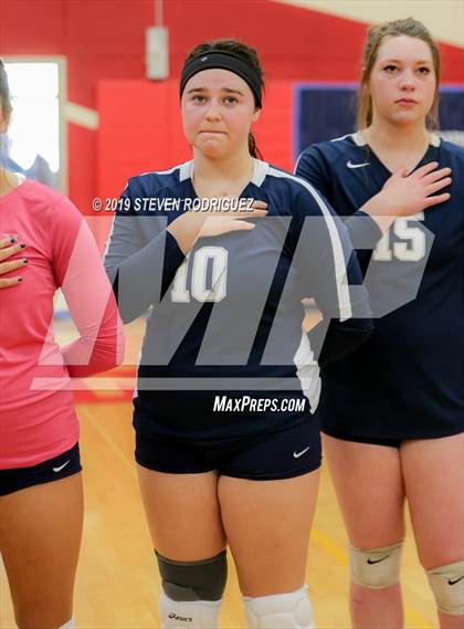 Thumbnail 3 in Forest Lake Christian vs. Stone Ridge Christian (CIF SJS D6 Final) photogallery.