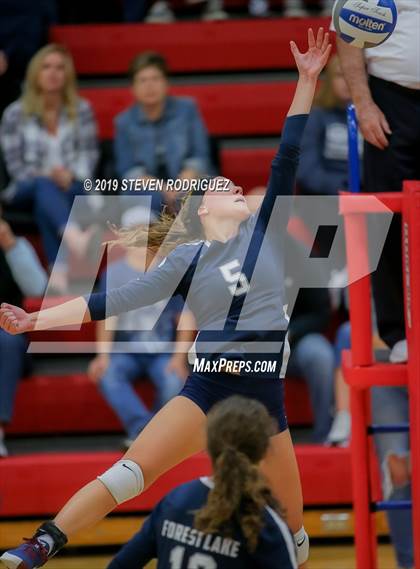 Thumbnail 3 in Forest Lake Christian vs. Stone Ridge Christian (CIF SJS D6 Final) photogallery.