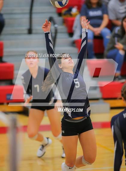Thumbnail 3 in Forest Lake Christian vs. Stone Ridge Christian (CIF SJS D6 Final) photogallery.
