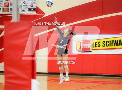 Thumbnail 3 in Forest Lake Christian vs. Stone Ridge Christian (CIF SJS D6 Final) photogallery.