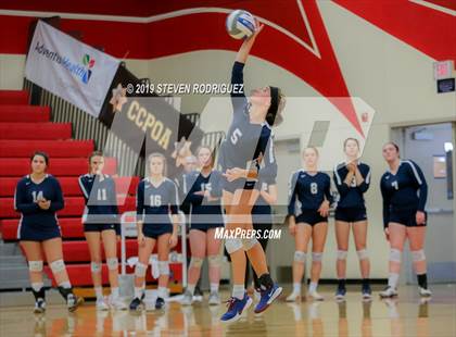 Thumbnail 2 in Forest Lake Christian vs. Stone Ridge Christian (CIF SJS D6 Final) photogallery.