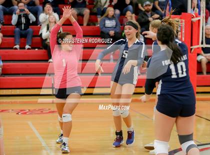Thumbnail 3 in Forest Lake Christian vs. Stone Ridge Christian (CIF SJS D6 Final) photogallery.