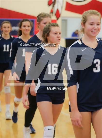 Thumbnail 3 in Forest Lake Christian vs. Stone Ridge Christian (CIF SJS D6 Final) photogallery.