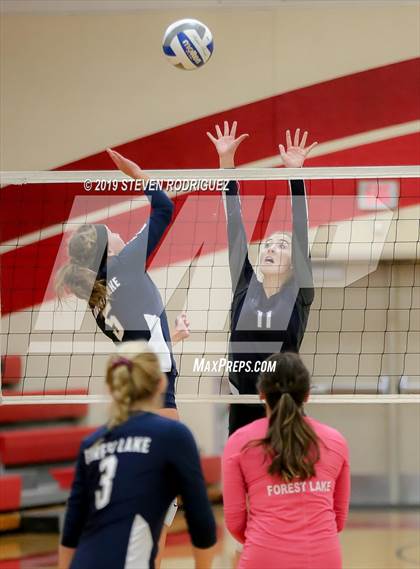 Thumbnail 3 in Forest Lake Christian vs. Stone Ridge Christian (CIF SJS D6 Final) photogallery.