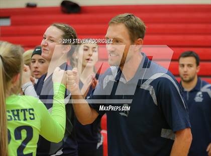 Thumbnail 2 in Forest Lake Christian vs. Stone Ridge Christian (CIF SJS D6 Final) photogallery.