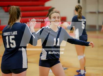 Thumbnail 3 in Forest Lake Christian vs. Stone Ridge Christian (CIF SJS D6 Final) photogallery.