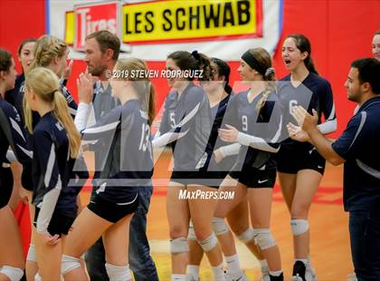 Thumbnail 2 in Forest Lake Christian vs. Stone Ridge Christian (CIF SJS D6 Final) photogallery.