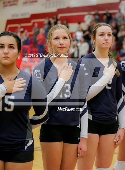 Thumbnail 2 in Forest Lake Christian vs. Stone Ridge Christian (CIF SJS D6 Final) photogallery.