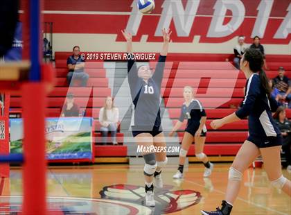 Thumbnail 3 in Forest Lake Christian vs. Stone Ridge Christian (CIF SJS D6 Final) photogallery.