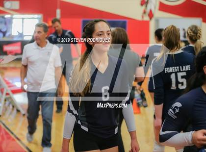 Thumbnail 3 in Forest Lake Christian vs. Stone Ridge Christian (CIF SJS D6 Final) photogallery.
