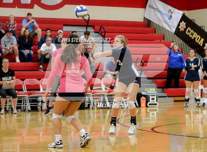 Thumbnail 2 in Forest Lake Christian vs. Stone Ridge Christian (CIF SJS D6 Final) photogallery.