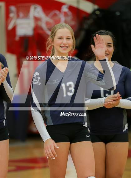 Thumbnail 3 in Forest Lake Christian vs. Stone Ridge Christian (CIF SJS D6 Final) photogallery.