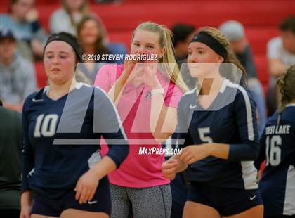 Thumbnail 3 in Forest Lake Christian vs. Stone Ridge Christian (CIF SJS D6 Final) photogallery.