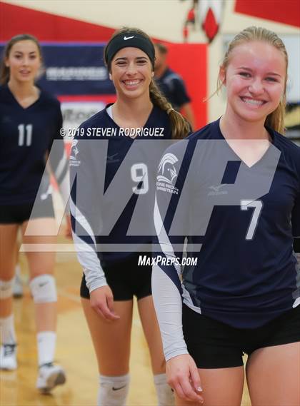 Thumbnail 3 in Forest Lake Christian vs. Stone Ridge Christian (CIF SJS D6 Final) photogallery.