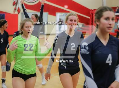 Thumbnail 2 in Forest Lake Christian vs. Stone Ridge Christian (CIF SJS D6 Final) photogallery.