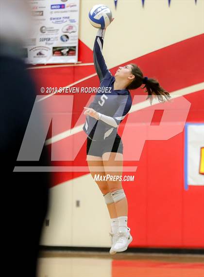 Thumbnail 3 in Forest Lake Christian vs. Stone Ridge Christian (CIF SJS D6 Final) photogallery.