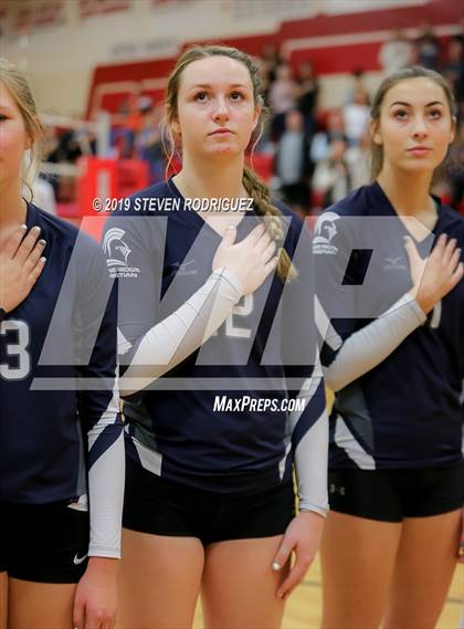 Thumbnail 1 in Forest Lake Christian vs. Stone Ridge Christian (CIF SJS D6 Final) photogallery.