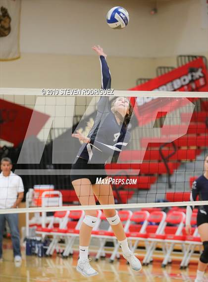 Thumbnail 3 in Forest Lake Christian vs. Stone Ridge Christian (CIF SJS D6 Final) photogallery.