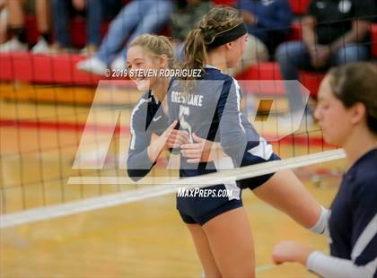 Thumbnail 2 in Forest Lake Christian vs. Stone Ridge Christian (CIF SJS D6 Final) photogallery.