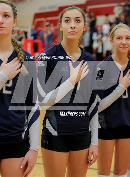 Thumbnail 2 in Forest Lake Christian vs. Stone Ridge Christian (CIF SJS D6 Final) photogallery.