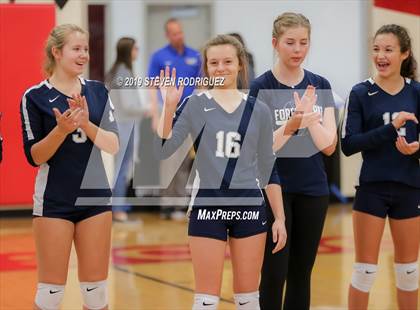 Thumbnail 2 in Forest Lake Christian vs. Stone Ridge Christian (CIF SJS D6 Final) photogallery.
