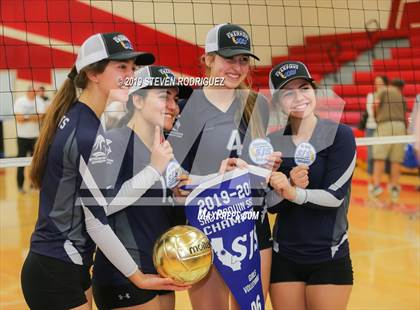 Thumbnail 2 in Forest Lake Christian vs. Stone Ridge Christian (CIF SJS D6 Final) photogallery.