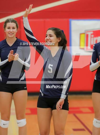 Thumbnail 2 in Forest Lake Christian vs. Stone Ridge Christian (CIF SJS D6 Final) photogallery.